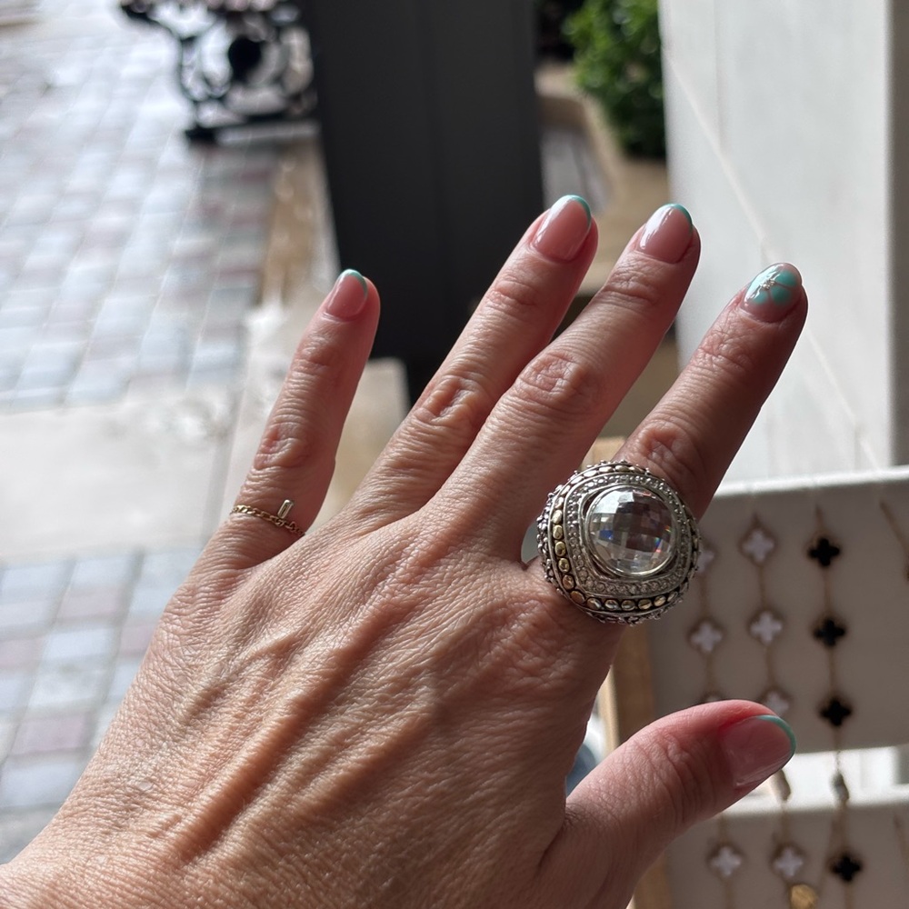 Elegant Sterling Silver Statement Ring